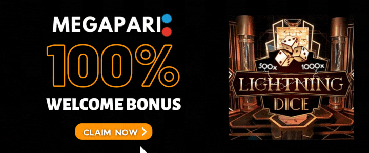 Megapari 100% Deposit Bonus- Lightning Dice
