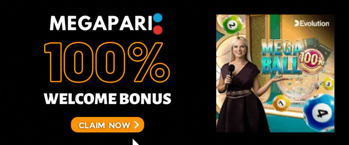 Megapari 100% Deposit Bonus- Mega Ball