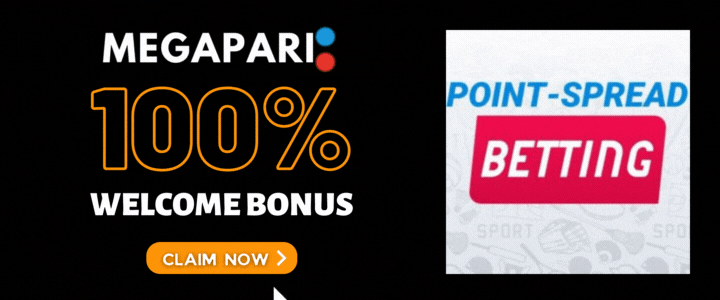 Megapari 100% Deposit Bonus- Sports Point Spread Betting