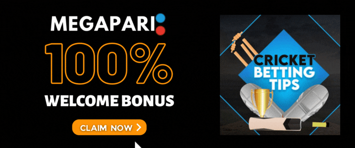 Megapari 100% Deposit Bonus- Cricket OverUnder Betting Tips