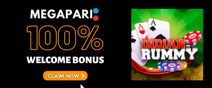 Megapari 100% Deposit Bonus- Rummy