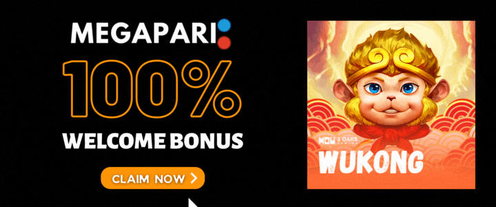 Megapari 100% Deposit Bonus- Wukong Hold And Win