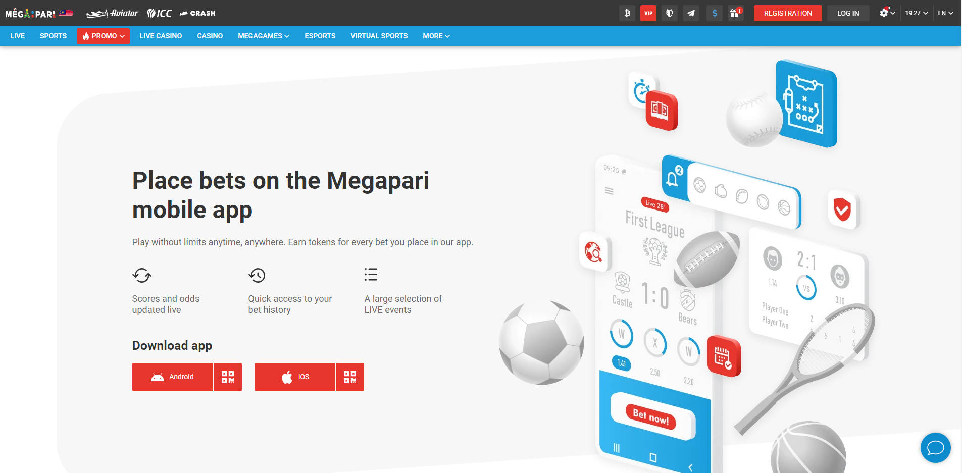 Megapari - Megapari Casino Review - Mobile